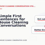 Simple First Sentences for House Cleaning Conversations