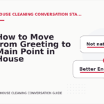 How to Move from Greeting to Main Point in House Cleaning Conversation English