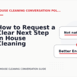 How to Request a Clear Next Step in House Cleaning Conversation English