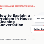 How to Explain a Problem in House Cleaning Conversation English
