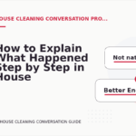 How to Explain What Happened Step by Step in House Cleaning Conversation English