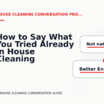 How to Say What You Tried Already in House Cleaning Conversation English