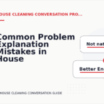 Common Problem Explanation Mistakes in House Cleaning Conversation English