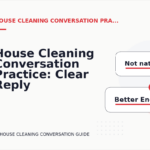 House Cleaning Conversation Practice: Clear Reply Patterns