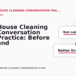 House Cleaning Conversation Practice: Before and After Corrections
